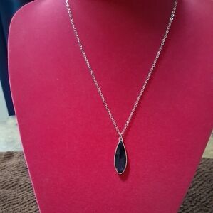 Paparazzi Silver Necklace with Purple Pendant